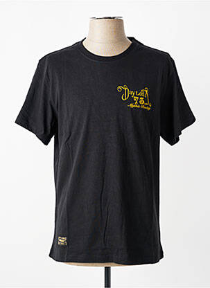 T-shirt stretch manches courtes noir DAYTONA homme