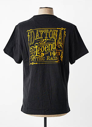 T-shirt stretch manches courtes noir DAYTONA homme
