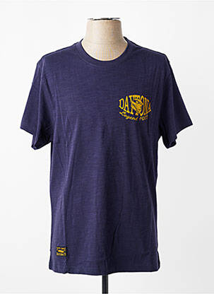 T-shirt stretch manches courtes bleu DAYTONA homme