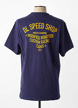 T-shirt stretch manches courtes bleu DAYTONA homme