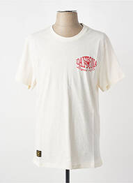 T-shirt stretch manches courtes blanc DAYTONA homme