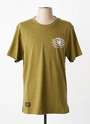 T-shirt stretch manches courtes vert DAYTONA homme