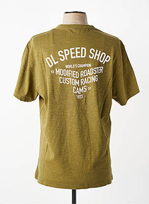T-shirt stretch manches courtes vert DAYTONA homme