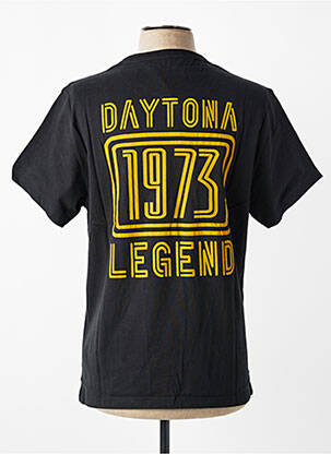 T-shirt stretch manches courtes noir DAYTONA homme
