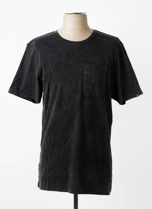 T-shirt stretch manches courtes noir DAYTONA homme