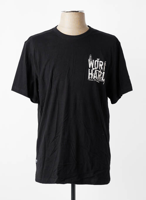 T-shirt coupe droite manches courtes noir DAYTONA homme
