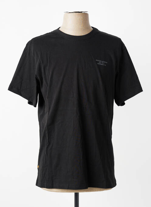 T-shirt coupe cintrée manches courtes noir DAYTONA homme