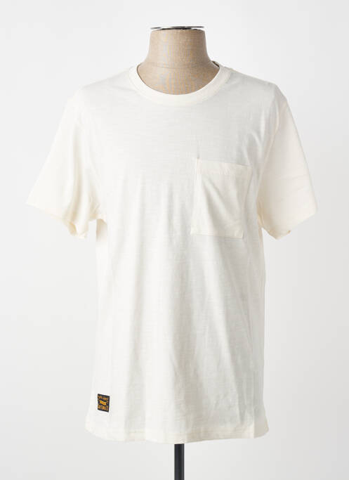 T-shirt stretch manches courtes beige DAYTONA homme