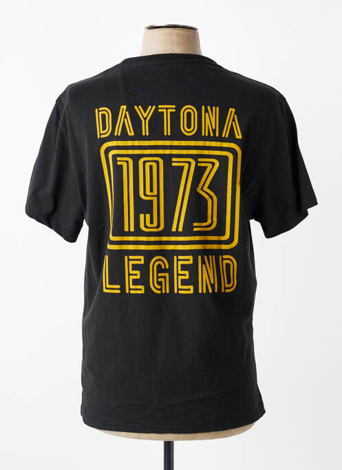 T-shirt stretch manches courtes noir DAYTONA homme