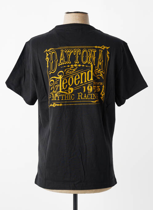 T-shirt stretch manches courtes noir DAYTONA homme