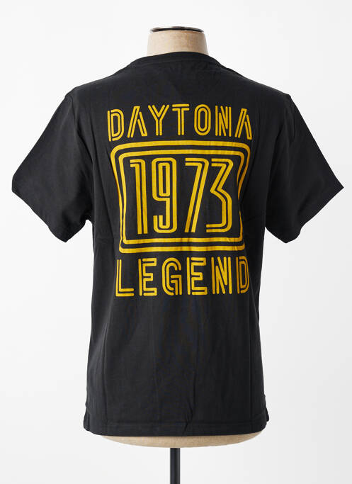 T-shirt stretch manches courtes noir DAYTONA homme