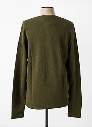 T-shirt broderie manches longues vert DAYTONA homme