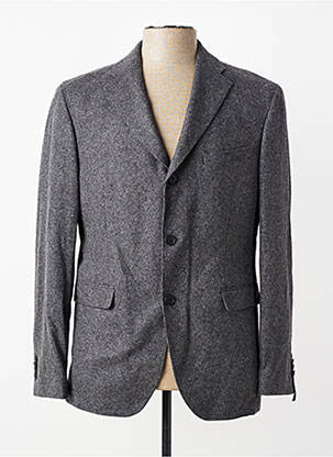 Blazer tissage chiné gris BARUTTI homme