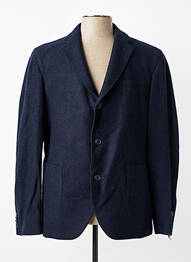 Blazer tissage chiné bleu BARUTTI homme