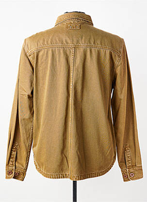 Chemise manches longues poches marron DAYTONA homme