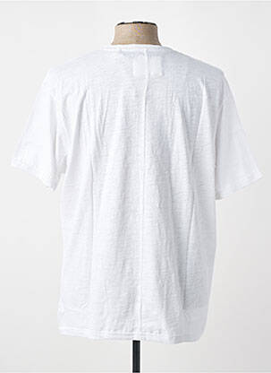 T-shirt coupe cintrée manches courtes blanc DAYTONA homme