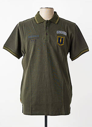Polo stretch manches courtes vert DAYTONA homme