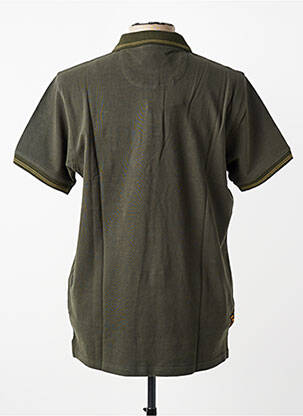 Polo stretch manches courtes vert DAYTONA homme