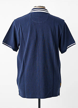 Polo stretch manches courtes bleu DAYTONA homme