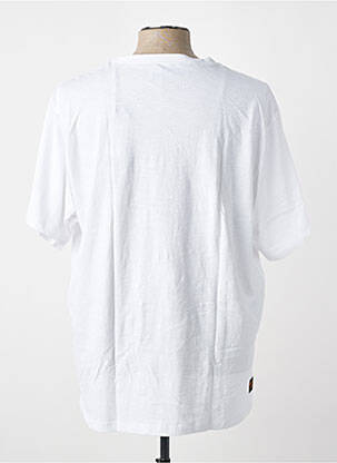 T-shirt stretch manches courtes blanc DAYTONA homme