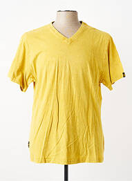 T-shirt stretch manches courtes jaune DAYTONA homme