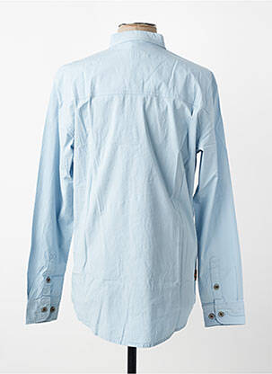 Chemise manches longues coupe cintrée bleu DAYTONA homme