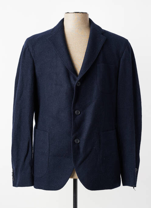 Blazer tissage chiné bleu BARUTTI homme