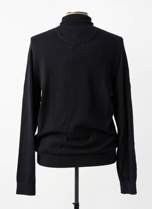 Pull col roulé stretch manches longues noir DAYTONA homme