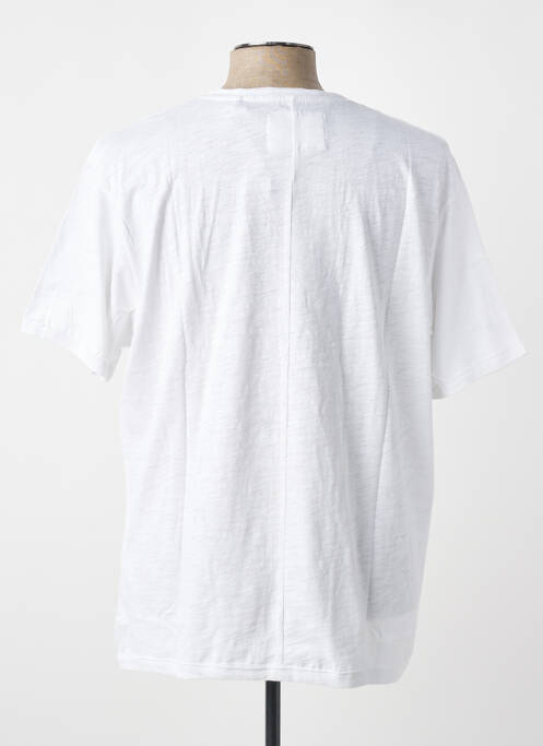 T-shirt coupe cintrée manches courtes blanc DAYTONA homme