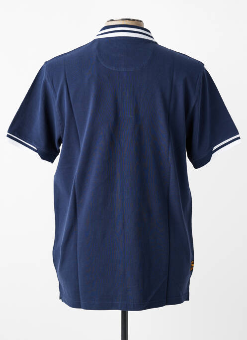 Polo stretch manches courtes bleu DAYTONA homme