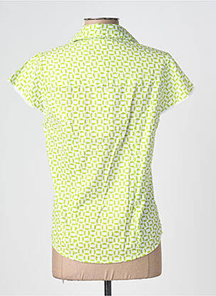 Chemisier manches courtes manches courtes vert AGATHE & LOUISE femme