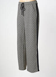 Pantalon large poches taille normale noir MALOKA femme