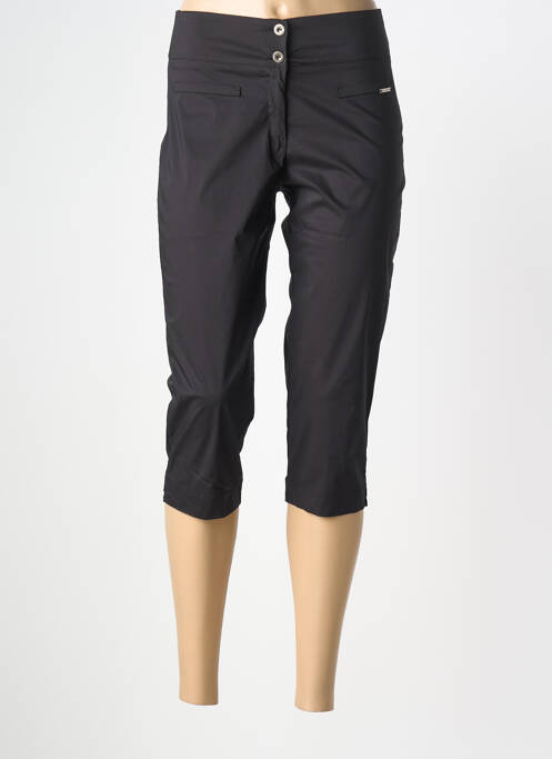 Corsaire stretch taille normale noir MALOKA femme