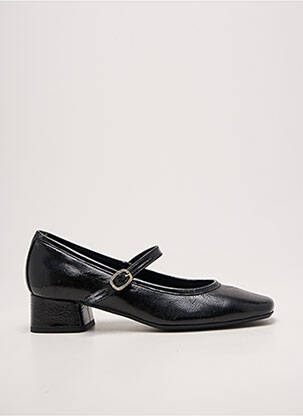 Ballerines carré talon plat jusqu'à 3cm noir REQINS femme
