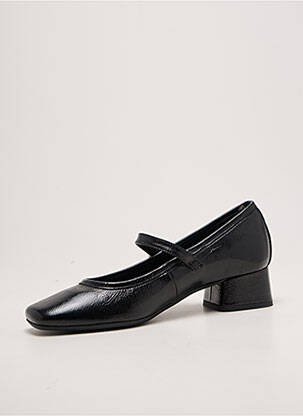 Ballerines carré talon plat jusqu'à 3cm noir REQINS femme