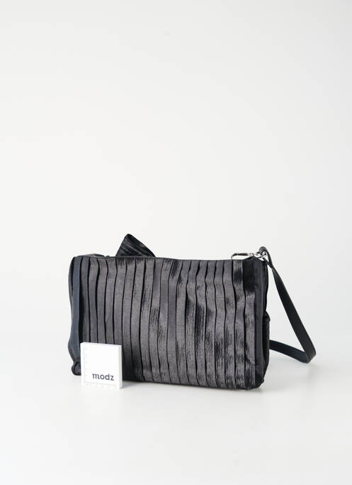 Sac multipoches forme rectangulaire noir KONTESSA femme