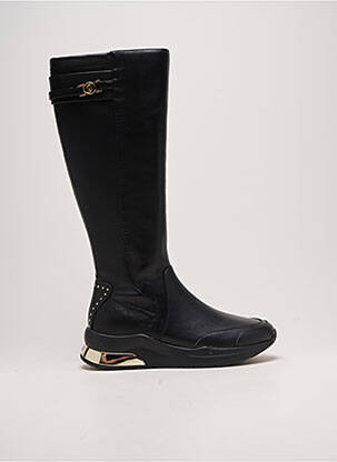 Bottes tissage satiné talon de 4 à 6cm noir LIU JO femme