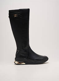 Bottes tissage satiné talon de 4 à 6cm noir LIU JO femme
