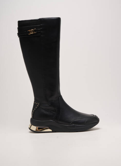 Bottes tissage satiné talon de 4 à 6cm noir LIU JO femme