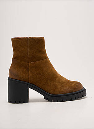 Bottines/boots talon bottier talon de 7 à 9cm marron EMILIE KARSTON femme
