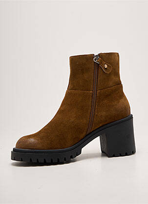 Bottines/boots talon bottier talon de 7 à 9cm marron EMILIE KARSTON femme
