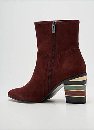 Bottines/boots bout pointu talon de 7 à 9cm violet EMILIE KARSTON femme