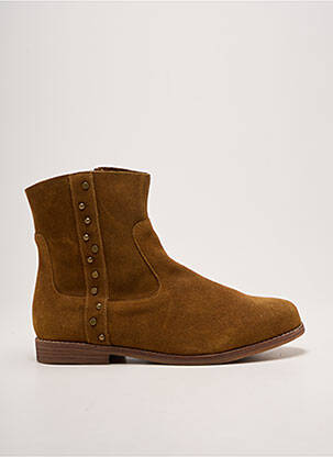 Bottines/boots talon bas talon plat jusqu'à 3cm marron EMILIE KARSTON femme