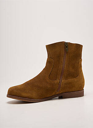 Bottines/boots talon bas talon plat jusqu'à 3cm marron EMILIE KARSTON femme