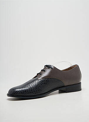 Derbies type de semelle amortissante talon plat jusqu'à 3cm gris EMILIE KARSTON femme
