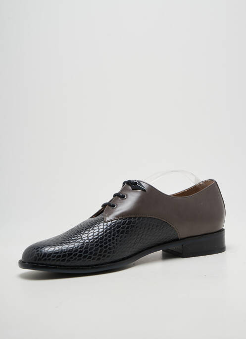 Derbies type de semelle amortissante talon plat jusqu'à 3cm gris EMILIE KARSTON femme