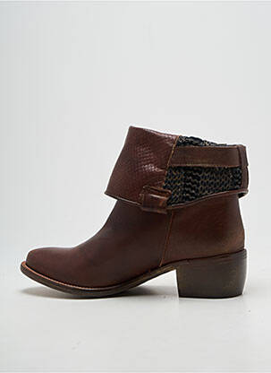 Bottines/boots bout pointu talon de 4 à 6cm marron KARSTON femme