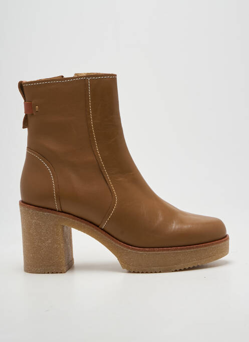Bottines/boots talon bottier talon de 7 à 9cm marron ROSEMETAL femme
