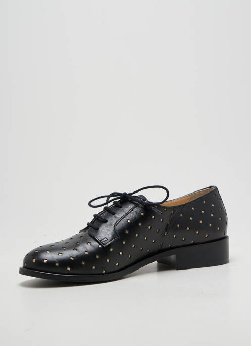 Derbies bout rond talon plat jusqu'à 3cm noir MELLOW YELLOW femme