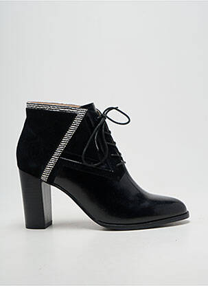 Bottines/boots matière lisse talon de 7 à 9cm noir MELLOW YELLOW femme